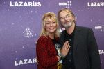 Amsterdam 13 oktober 2019
Premiere Lazarus in het deLamar theater. Manuela Kemp met partner