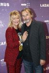 Amsterdam 13 oktober 2019
Premiere Lazarus in het deLamar theater. Manuela Kemp met partner