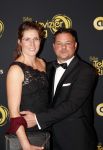 Amsterdam 9 oktober 2019
Uitreiking televizierring 2019 in AFAS Live. Boer Marnix Kneteman en partner Emmie