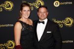 Amsterdam 9 oktober 2019
Uitreiking televizierring 2019 in AFAS Live. Boer Marnix Kneteman en partner Emmie
