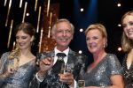 Amsterdam 9 oktober 2019
Uitreiking televizierring 2019 in AFAS Live., Winnaar Martien Meiland  met zijn familie