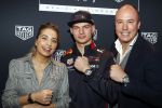 Amsterdam 16 oktober 2019
Presentatie nieruwe Tag Heuer Max Verstappen horloge bij Majestic. Max arriveert in een speciale Aston Martin op de dam in Amsterdam. Shelly sterk presenteert de presentatie.