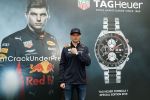 Amsterdam 16 oktober 2019
Presentatie nieruwe Tag Heuer Max Verstappen horloge bij Majestic. Max arriveert in een speciale Aston Martin op de dam in Amsterdam. Shelly sterk presenteert de presentatie.