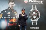 Amsterdam 16 oktober 2019
Presentatie nieruwe Tag Heuer Max Verstappen horloge bij Majestic. Max arriveert in een speciale Aston Martin op de dam in Amsterdam. Shelly sterk presenteert de presentatie.