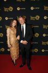 Amsterdam 9 oktober 2019
Uitreiking televizierring 2019 in AFAS Live. MayBritt Mobach met man Ewart v d Horst