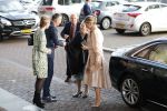 Amsterdam 4 november 2019
Koningin Maxima en prinses Beatrix arriveren bij uitreiking prins Bernhard cultuurprijs in theater aan het IJ.