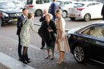 Amsterdam 4 november 2019
Koningin Maxima en prinses Beatrix arriveren bij uitreiking prins Bernhard cultuurprijs in theater aan het IJ.
