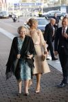 Amsterdam 4 november 2019
Koningin Maxima en prinses Beatrix arriveren bij uitreiking prins Bernhard cultuurprijs in theater aan het IJ.