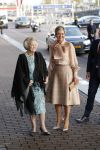 Amsterdam 4 november 2019
Koningin Maxima en prinses Beatrix arriveren bij uitreiking prins Bernhard cultuurprijs in theater aan het IJ.