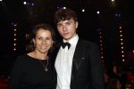 Amsterdam 9 oktober 2019
Uitreiking televizierring 2019 in AFAS Live. Selly v Erven Dorens met zoon