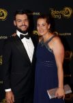 Amsterdam 9 oktober 2019
Uitreiking televizierring 2019 in AFAS Live. Sjinkie Knegt en partner Fenna