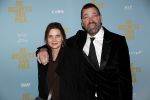 Amsterdam 7 oktober 2019
Premiere de belofte van Pisa in Tuschinski. Theo Maassen met zij partner