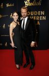 Utrecht 4 oktober 2019
Uitreiking gouden kalveren in schouwburg Utrecht. Thijs Romer met partner  Igone de Jongh