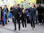 Den Haag 13 september 2019
Premiere Cirque du Soleil op het malieveld in Den Haag.
Tijl Beckand met zijn kinderen en vriendin