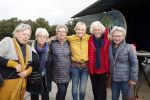 Boekel 19 oktober 2019
Meerdere boeren van boer zoekt vrouw stan op een mini markt in de stallen van Boerin Steffi. Ook Yvon Jaspers kwam met haar moeder en tantes een kijkje nemen.