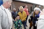 Boekel 19 oktober 2019
Meerdere boeren van boer zoekt vrouw stan op een mini markt in de stallen van Boerin Steffi. Ook Yvon Jaspers kwam met haar moeder en tantes een kijkje nemen.