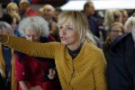 Boekel 19 oktober 2019
Meerdere boeren van boer zoekt vrouw stan op een mini markt in de stallen van Boerin Steffi. Ook Yvon Jaspers kwam met haar moeder en tantes een kijkje nemen.
