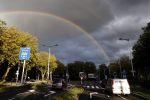 Amsterdam 21 oktober 2020
Regenboog bij de zuidas.