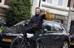 Amsterdam 21 oktober 2020
Dave Roelvink op de fiets in Amsterdam