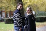 Amsterdam 15 oktober 2020
Eva Jinek en haar vriend Dexter van der Voorn wandelend in Amsterdam zuid