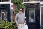 Den Haag 7 november 2020
Fran Jansen bij zijn huis .