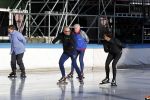 Amsterdam 4 november 2020
Jan Smit met zijn vrouw Liza schaatsend op de Jaap Edenbaan.