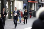 Den Haag 23 oktober 2020
Mark Rutte doet onderweg naar persconferentie mondkapje op.