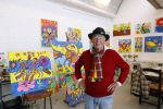 Amsterdam 5 oktober 2020
Peter Faber in zijn atelier.
