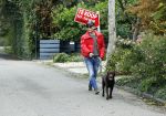 Mijdrecht 9 oktober 2020
Rogier Smit woont tijdelijk bij Rachel hazes met zijn hond.