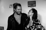 Gouda 12 oktober 2020
Premiere Murder Ballad in schouwburg Gouda.
Romy Monteiro met vriend Jasper Suyk