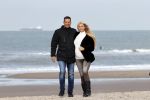 Scheveningen 22 oktober 2020
Samantha de Jong ( Barbie) hoogzwanger op het strand met partner Gerrit