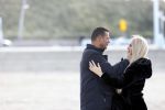 Scheveningen 22 oktober 2020
Samantha de Jong ( Barbie) hoogzwanger op het strand met partner Gerrit
