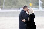 Scheveningen 22 oktober 2020
Samantha de Jong ( Barbie) hoogzwanger op het strand met partner Gerrit