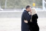 Scheveningen 22 oktober 2020
Samantha de Jong ( Barbie) hoogzwanger op het strand met partner Gerrit