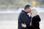 Scheveningen 22 oktober 2020
Samantha de Jong ( Barbie) hoogzwanger op het strand met partner Gerrit