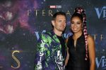 Amsterdam 2 november 2021
Premiere Eternal van Marvel in Pathe Noord.
Amara Onwuka met partner