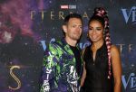 Amsterdam 2 november 2021
Premiere Eternal van Marvel in Pathe Noord.
Amara Onwuka met partner