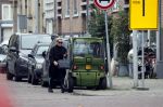 Amsterdam 9 november 2021
Connie Witteman in haar Biro karretje CCCC in Amsterdam zuid