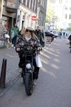 Amsterdam 24 oktober 2021
Glennis Grace op haar electrische KNAAP bike