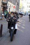 Amsterdam 24 oktober 2021
Glennis Grace op haar electrische KNAAP bike
