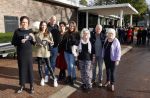 Amsterdam 5 november 2021
Slaan van Munt Herman Brood ivm 75e verjaardag. Zijn vrouw Xandra en dochters Holly Lola en Brenda  zijn natuurlijk aanwezig. familie Herman Brood