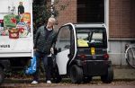 Amsterdam 27 oktober 2021
Jeroen Krabbe doet boodschappen op de pc hooftstraat en rijdt daarna met zijn Biro karretje naar huis