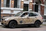 Amsterdam 16 november 2021]
Patty Brard in haar tijger print gewrapte auto