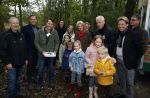 Alphen aan de Rijn 10 november 2021
Prinses Irene opent de Nationale Boomfeestdag. Samen met haar zoon prins Carlos, haar dochter prinses Margarita, schoondochter Viktoria en kleinkinderen plantte ze een Levensboom (een populier) in haar eigen Prinses IreneBos. Sterre Koning trad op .