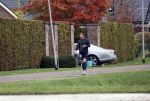 Bergschenhoek 23 oktober 2021
De auto's van de vader van Sarah v Soelen worden gewassen bij hun huis