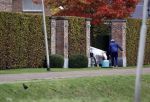 Bergschenhoek 23 oktober 2021
De auto's van de vader van Sarah v Soelen worden gewassen bij hun huis