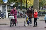 Amsterdam 5 november 2021
Splinter Chabot op de fiets in Amsterdam zuid
