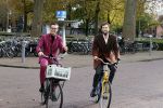 Amsterdam 5 november 2021
Splinter Chabot op de fiets in Amsterdam zuid