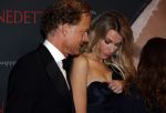 Amsterdam 12 oktober 2021
Premiere Benedetta  in Tuschinski. paul Verhoeven is de regisseur. Susan Smit met haar man Onno Aerden. Nipple gate