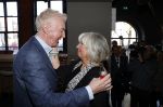 Amsterdam 24 oktober 2021
Willeke Alberti krijgt de blijvend applaus prijs in de kleine  Komedie. Zoon Johnny de Mol is ook aanwezig. Willeke met Andre v Duin